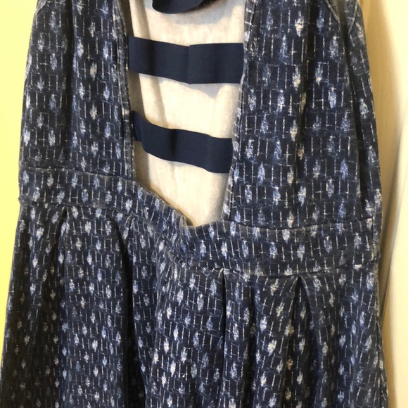 Blue a-line summer dress - Picture 3 of 5